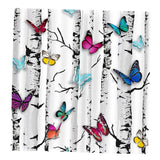 Max Set of 2 Panel Digital Photo Printing Blackout 3D Curtains Butterfly