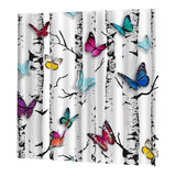 Max Set of 2 Panel Digital Photo Printing Blackout 3D Curtains Butterfly