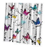 Max Set of 2 Panel Digital Photo Printing Blackout 3D Curtains Butterfly
