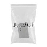 Max Leather Zipper Padfolio with Replaceable Loose-leaf Paper 80 Sheet Grey