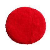 Non Slip Round Chair Cushion Seat Pads - Tie On Seat Cover Red