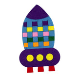 Maxbell  2 Pack Early Educational Montessori Knit Weave DIY Handmade Crafts Rocket