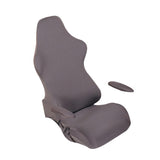 Max Swivel Armchair Cover Internet Cafe Office Seat Armrest Slipcover Gray
