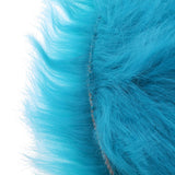 Max Soft Sheepskin Fluffy Skin Faux Fur Rug Mat Small Rugs Dark Blue 40cm