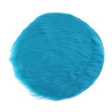 Max Soft Sheepskin Fluffy Skin Faux Fur Rug Mat Small Rugs Dark Blue 40cm