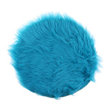 Max Soft Sheepskin Fluffy Skin Faux Fur Rug Mat Small Rugs Dark Blue 40cm