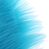 Max Soft Sheepskin Fluffy Skin Faux Fur Rug Mat Small Rugs Dark Blue 40cm