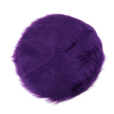 Max Soft Sheepskin Fluffy Skin Faux Fur Rug Mat Small Rugs Purple 40cm
