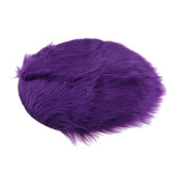 Max Soft Sheepskin Fluffy Skin Faux Fur Rug Mat Small Rugs Purple 40cm