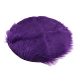 Max Soft Sheepskin Fluffy Skin Faux Fur Rug Mat Small Rugs Purple 40cm