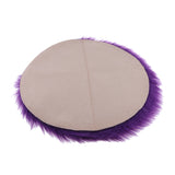 Max Soft Sheepskin Fluffy Skin Faux Fur Rug Mat Small Rugs Purple 40cm