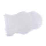 Max 40x60cm Sheepskin Fluffy Skin Faux Fur Fake Rug Mat Rugs White