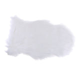 Max 40x60cm Sheepskin Fluffy Skin Faux Fur Fake Rug Mat Rugs White