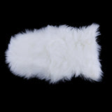 Max 40x60cm Sheepskin Fluffy Skin Faux Fur Fake Rug Mat Rugs White