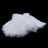 Max 40x60cm Sheepskin Fluffy Skin Faux Fur Fake Rug Mat Rugs White