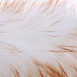 Max 40x60cm Sheepskin Fluffy Skin Faux Fur Fake Rug Mat Rugs White and Brown