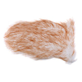 Max 40x60cm Sheepskin Fluffy Skin Faux Fur Fake Rug Mat Rugs White and Brown