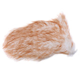 Max 40x60cm Sheepskin Fluffy Skin Faux Fur Fake Rug Mat Rugs White and Brown