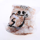 Max 40x60cm Sheepskin Fluffy Skin Faux Fur Fake Rug Mat Rugs White and Brown
