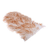 Max 40x60cm Sheepskin Fluffy Skin Faux Fur Fake Rug Mat Rugs White and Brown