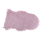 Max 40x60cm Sheepskin Fluffy Skin Faux Fur Fake Rug Mat Rugs Light Pink
