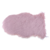 Max 40x60cm Sheepskin Fluffy Skin Faux Fur Fake Rug Mat Rugs Light Pink