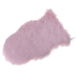 Max 40x60cm Sheepskin Fluffy Skin Faux Fur Fake Rug Mat Rugs Light Pink