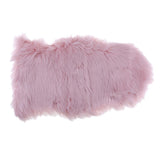 Max 40x60cm Sheepskin Fluffy Skin Faux Fur Fake Rug Mat Rugs Light Pink