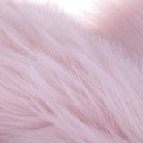 Max 40x60cm Sheepskin Fluffy Skin Faux Fur Fake Rug Mat Rugs Light Pink