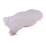 Max 40x60cm Sheepskin Fluffy Skin Faux Fur Fake Rug Mat Rugs Light Pink