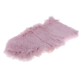 Max 40x60cm Sheepskin Fluffy Skin Faux Fur Fake Rug Mat Rugs Light Pink