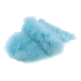 Max 40x60cm Sheepskin Fluffy Skin Faux Fur Fake Rug Mat Rugs Lake Blue