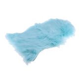 Max 40x60cm Sheepskin Fluffy Skin Faux Fur Fake Rug Mat Rugs Lake Blue