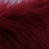 Max 40x60cm Sheepskin Fluffy Skin Faux Fur Fake Rug Mat Rugs Wine Red