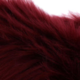 Max 40x60cm Sheepskin Fluffy Skin Faux Fur Fake Rug Mat Rugs Wine Red