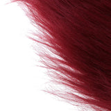 Max 40x60cm Sheepskin Fluffy Skin Faux Fur Fake Rug Mat Rugs Wine Red