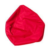 Waterproof Bean Bag Cover without Filling Stuffed Animal Holder Red