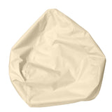 Waterproof Bean Bag Cover without Filling Stuffed Animal Holder Beige