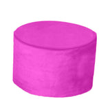 45*25cm Round Bean Bag Cover Footstool Footrest Ottomans Cover Pink