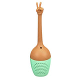 Maxbell Loose Leaf Tea Infuser Tea Herbal Spice Coffee Strainer #5 Hand Gesture 04