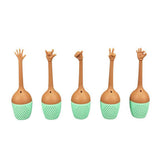 Maxbell Loose Leaf Tea Infuser Tea Herbal Spice Coffee Strainer #5 Hand Gesture 04
