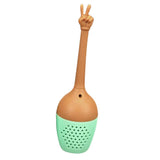 Maxbell Loose Leaf Tea Infuser Tea Herbal Spice Coffee Strainer #5 Hand Gesture 04