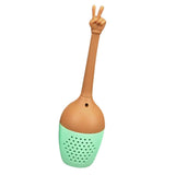 Maxbell Loose Leaf Tea Infuser Tea Herbal Spice Coffee Strainer #5 Hand Gesture 04