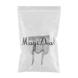Max Jacquard Polyester Roman Window Curtain Sheer Voile #2 Coffee 100x160cm