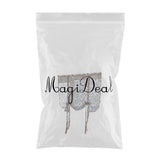 Max Jacquard Polyester Roman Window Curtain Sheer Voile #3 Coffee 120x160cm