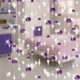 Max Crystal Ball Beaded Hanging Door Curtain Beads Garland Chains Champagne - Aladdin Shoppers