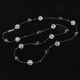 Max Crystal Ball Beaded for DIY Door Curtain Wedding Backdrops violet - Aladdin Shoppers