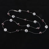 Max Crystal Ball Beaded for DIY Door Curtain Wedding Backdrops violet - Aladdin Shoppers
