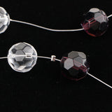 Max Crystal Ball Beaded for DIY Door Curtain Wedding Backdrops violet - Aladdin Shoppers