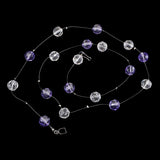Max Crystal Ball Beaded for DIY Door Curtain Wedding Backdrops Crystal violet - Aladdin Shoppers